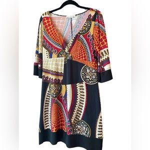 Papillon Blanc 3/4 sleeve dress Large